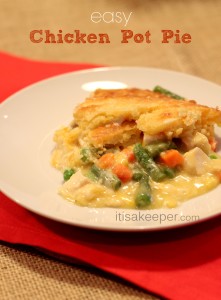 Easy Chicken Pot Pie from It's a Keeper