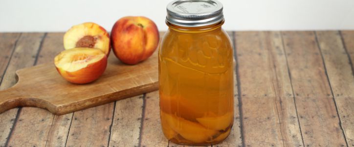 What's a well-rated recipe for peach moonshine?