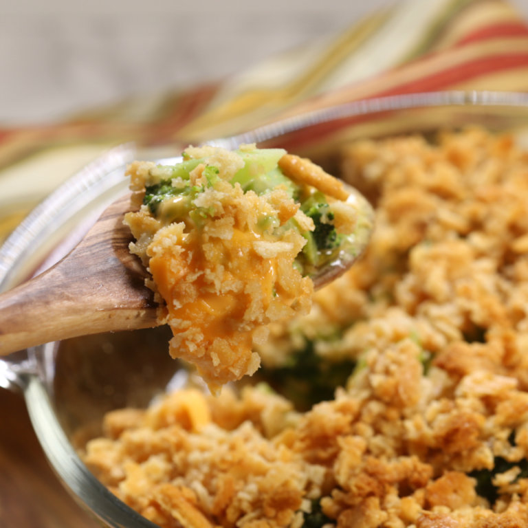 This Easy Broccoli Casserole recipe is easy to make and always a crowd pleaser!  