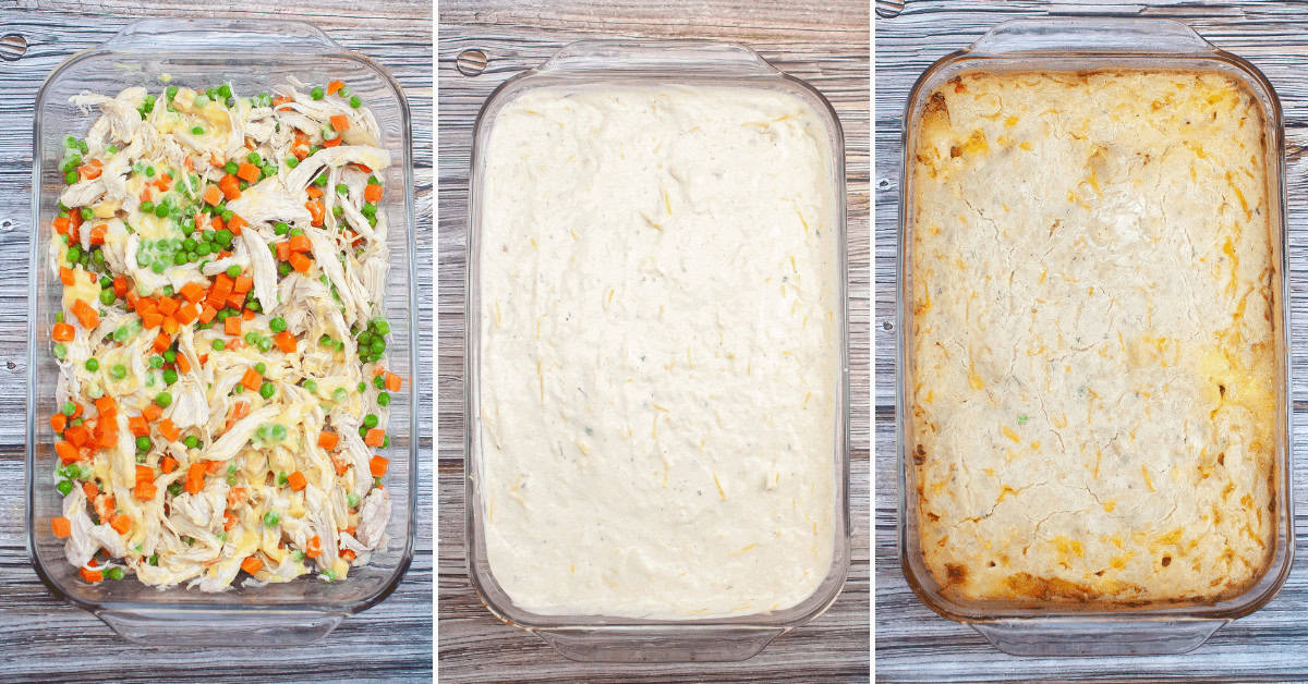 Three pictures of the dish.