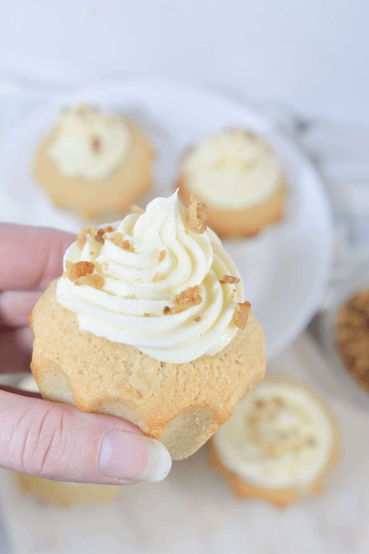 A close up on the finshed dessert.
