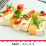 Prepare make-ahead marinated cheese for a delicious treat.