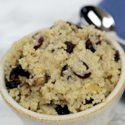 Breakfast Couscous - this quick and easy breakfast recipe is warm, hearty and filling