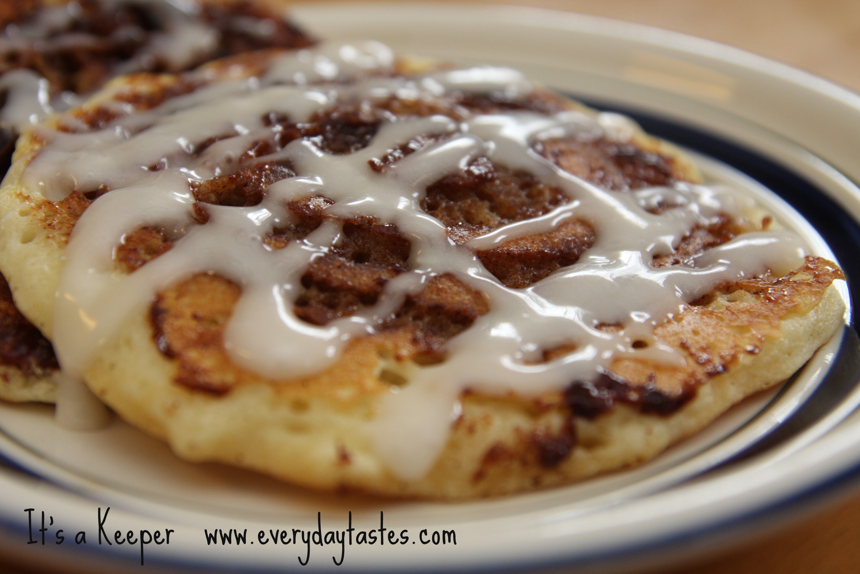 Cinnamon Roll Pancakes