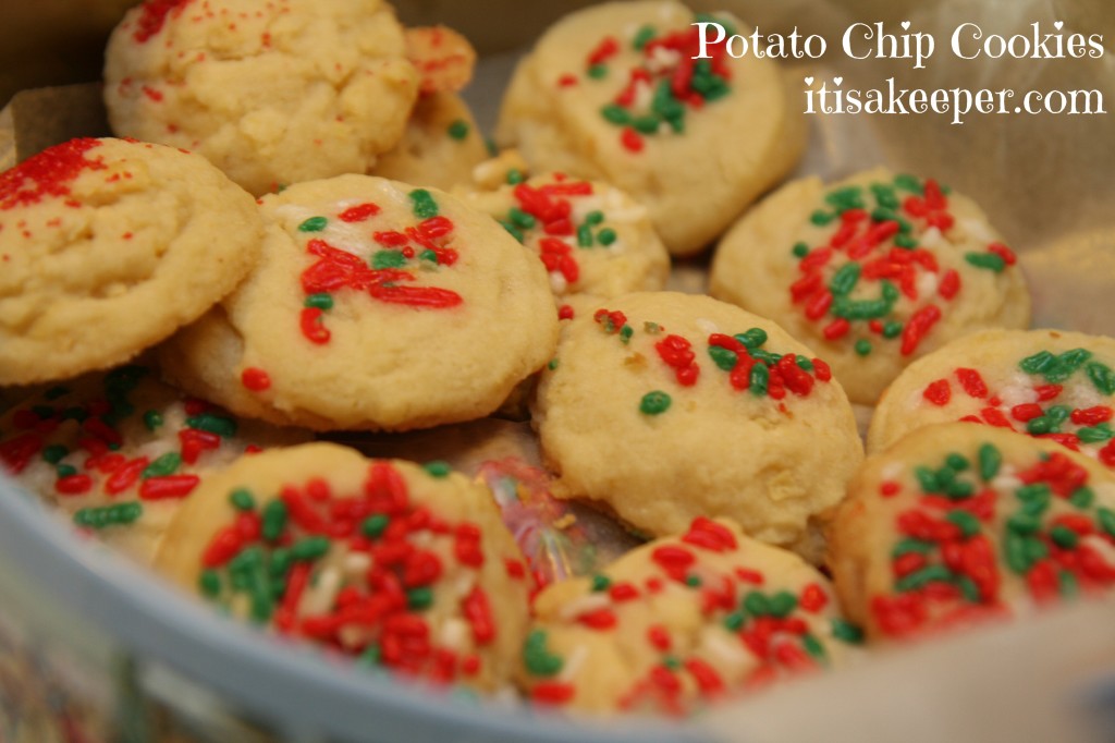 Potato Chip Cookies - an easy cookie recipe that is the perfect combination of salty and sweet