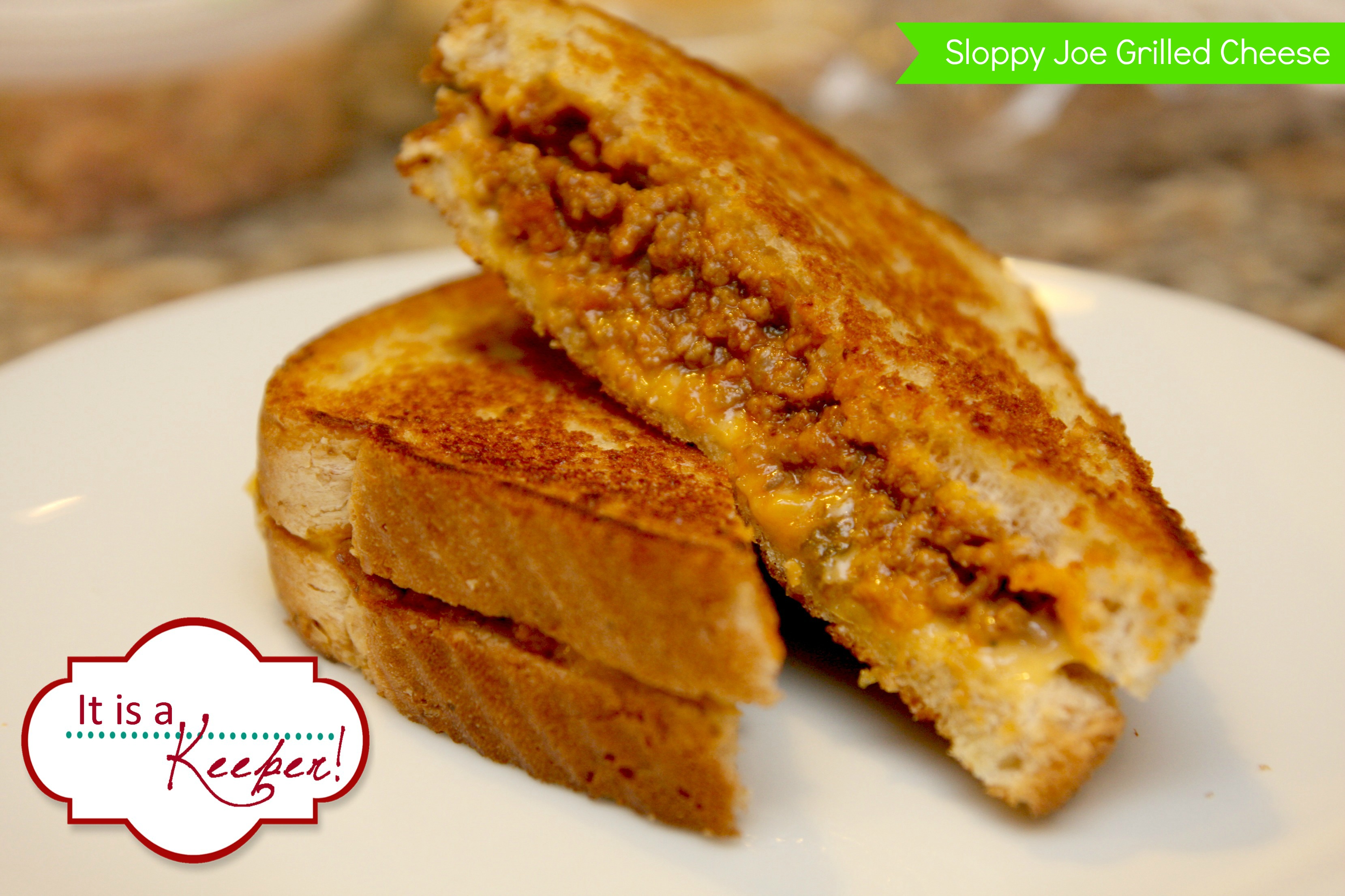 Sloppy Joe Grilled Cheese It's a Keeper
