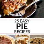 collection of easy pie recipes