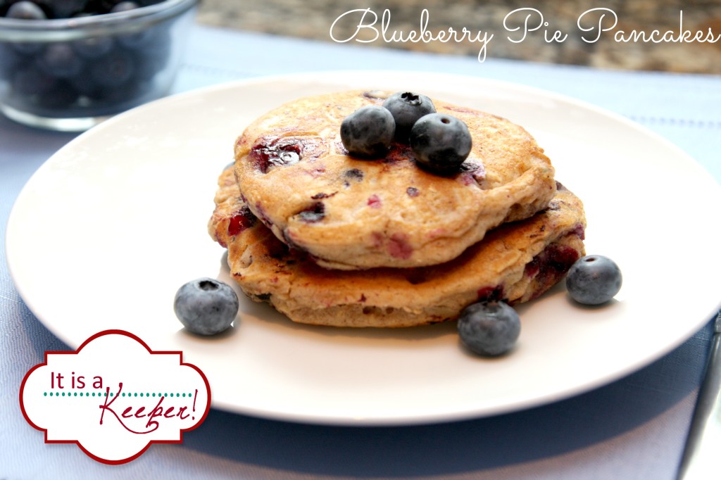 Blueberry Whole Wheat Pancakes from It's a Keeper