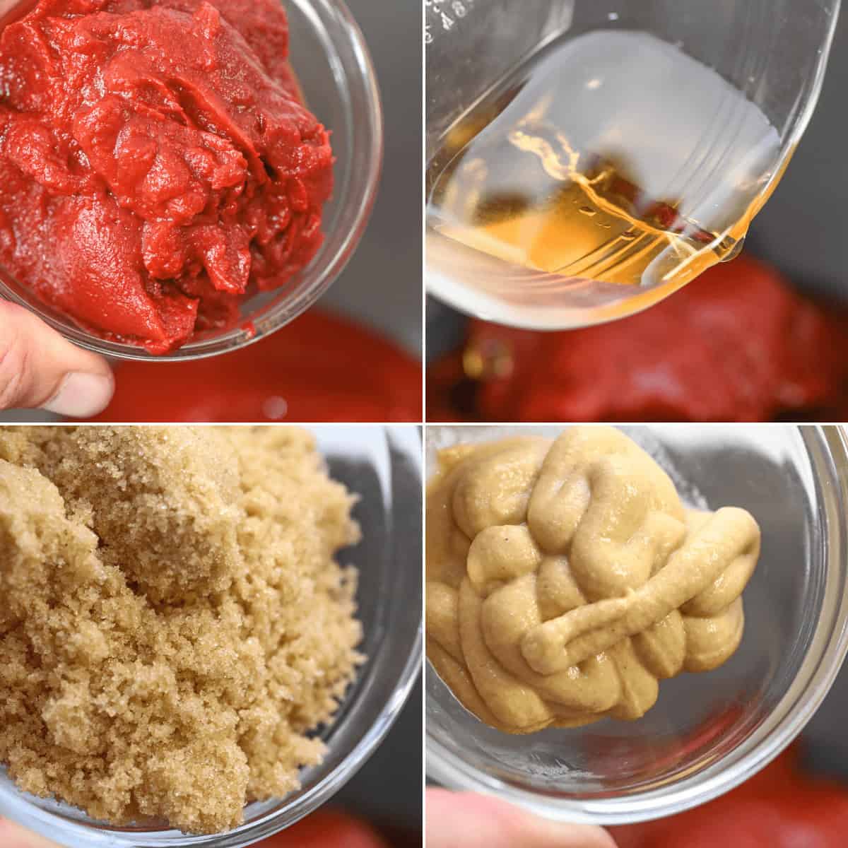 Mixing the ingredients and placing in the cooker.
