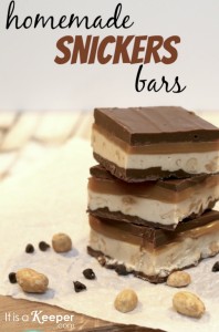 Homemade Snickers Bars - It Is a Keeper