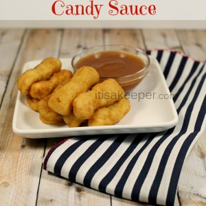 Chicken Tenders with Candy Sauce