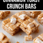 Homemade cinnamon toast crunch bars recipe.