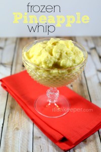 Healthy Snacks for Kids Frozen Pineapple Whip from It's a Keeper