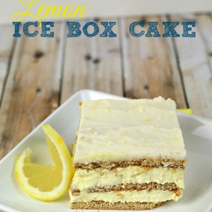 No Bake Desserts Easy Lemon Ice Box Cake from It's a Keeper