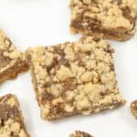 An array of twix oatmeal caramel bars.