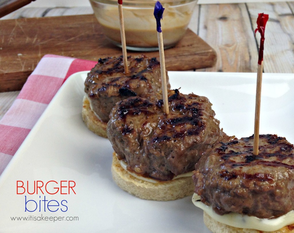 Easy appetizer recipes Burger Bites from It's a Keeper
