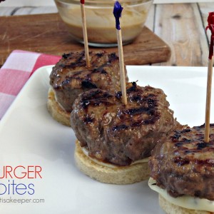 Easy appetizer recipes Burger Bites from It's a Keeper