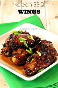 Korean BBQ Wings (an easy grilled chicken wing marinade) |itisakeeper.com