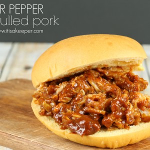 Slow Cooker Summer Recipes Dr Pepper Pulled Pork ~ www.itisakeeper.com