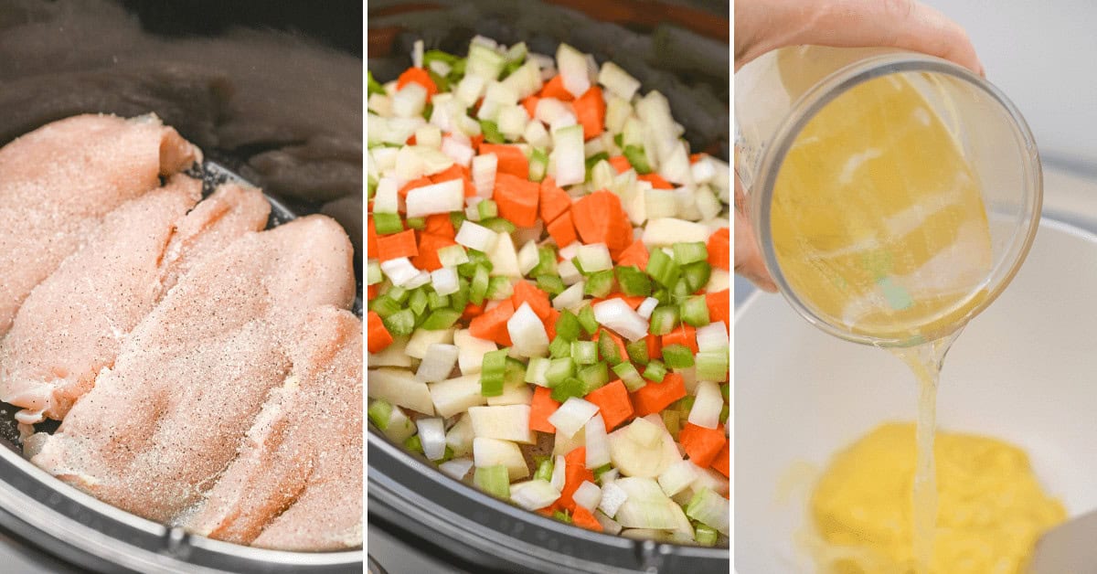 Learn how to make delicious chicken in the crock pot.