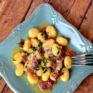 Gnocchi with Speck Ham in Butter Garlic Sauce - It's a Keeper