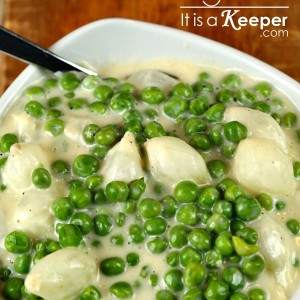 Peas Au Gratin - It Is a Keeper
