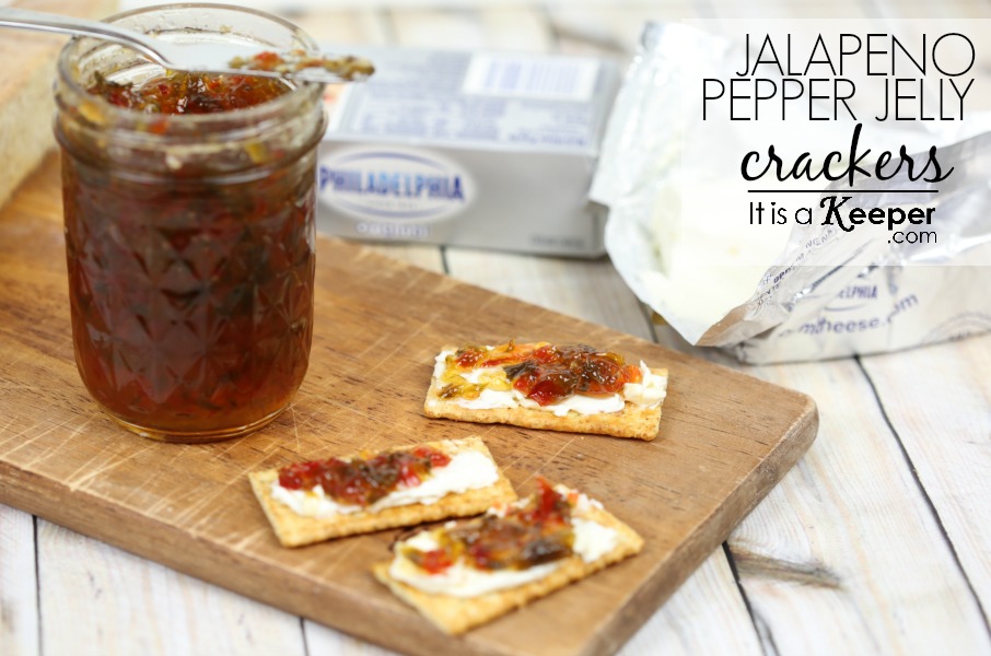 Easy Cold Appetizer Recipes Jalapeño Pepper Jelly Crackers - It Is a Keeper 