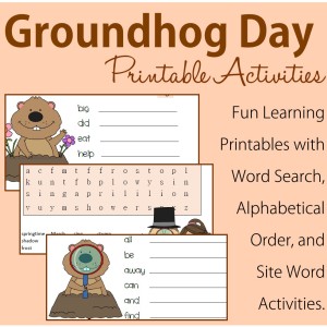 Groundhog Day Printable Activities via Its a Keeper