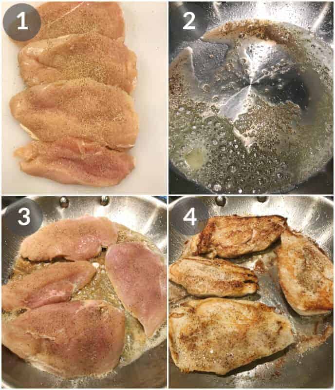 step by step photos on how to make honey glazed chicken