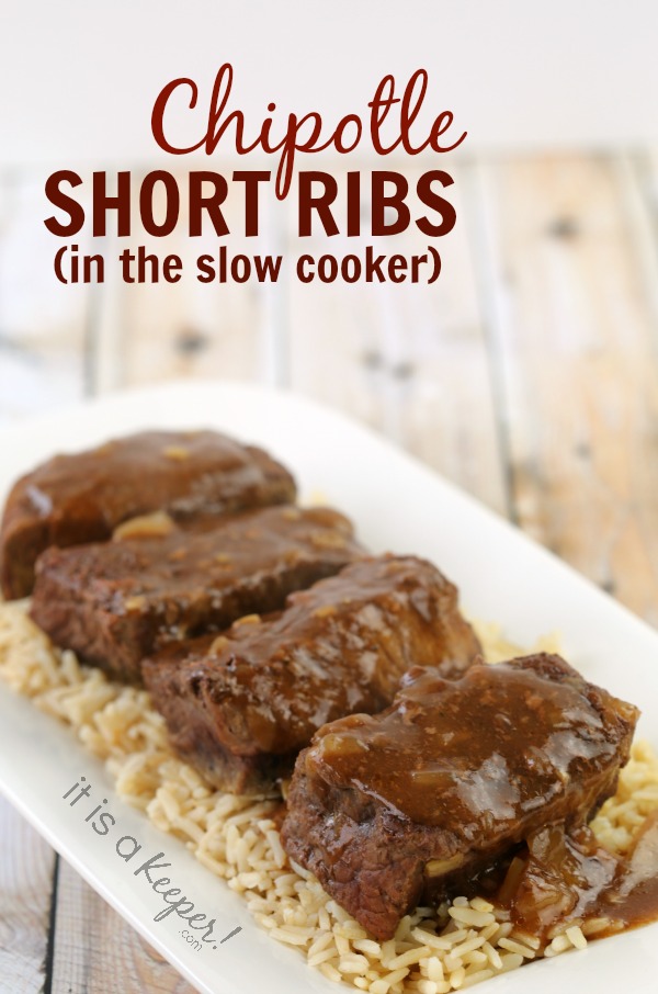 These Chipotle Short Ribs are one of the best slow cooker recipes of all time. 