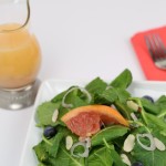 Kale Spinach Salad Grapefruit Vinaigrette - It Is a Keeper