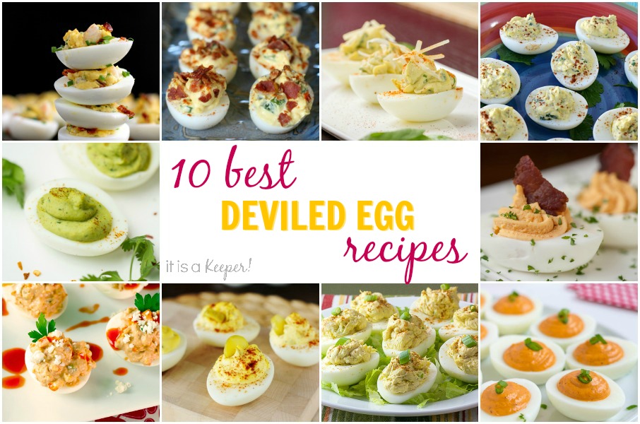 10 Best Deviled Egg Recipes - these deviled eggs are unique and over-the-top