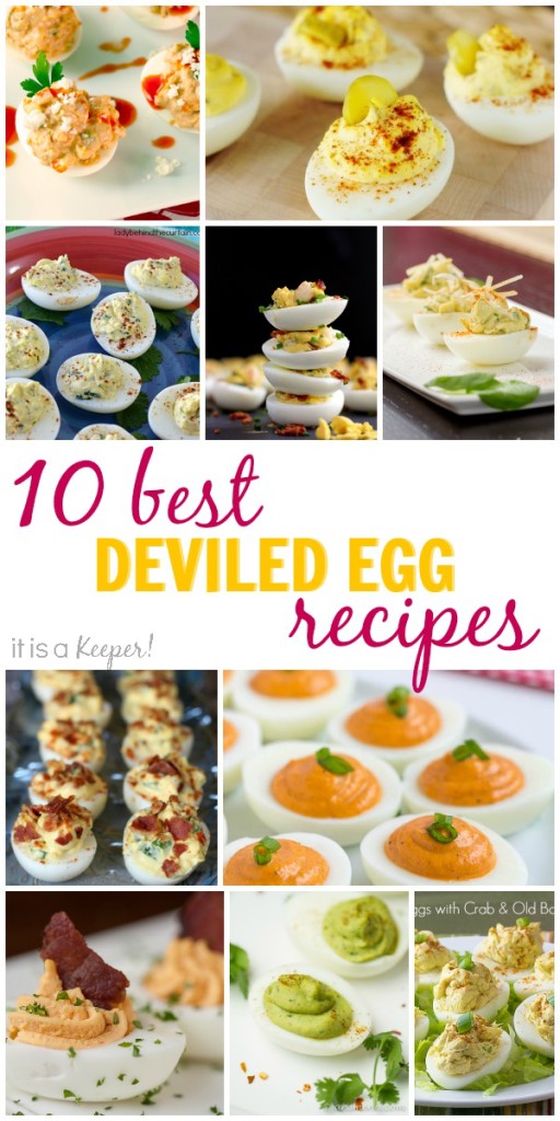 10 Best Deviled Egg Recipes - these deviled eggs are unique and over-the-top