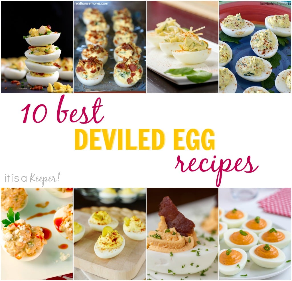 10 Best Deviled Egg Recipes - these deviled eggs are unique and over-the-top