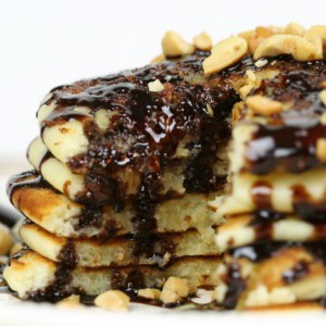 Easy Homemade Pancake Recipe SNICKERS Pancakes - It Is a Keeper