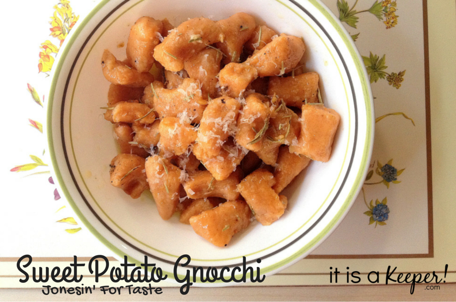 Sweet Potato Gnocchi is a perfect dish to make with kids and get them to try a new food.