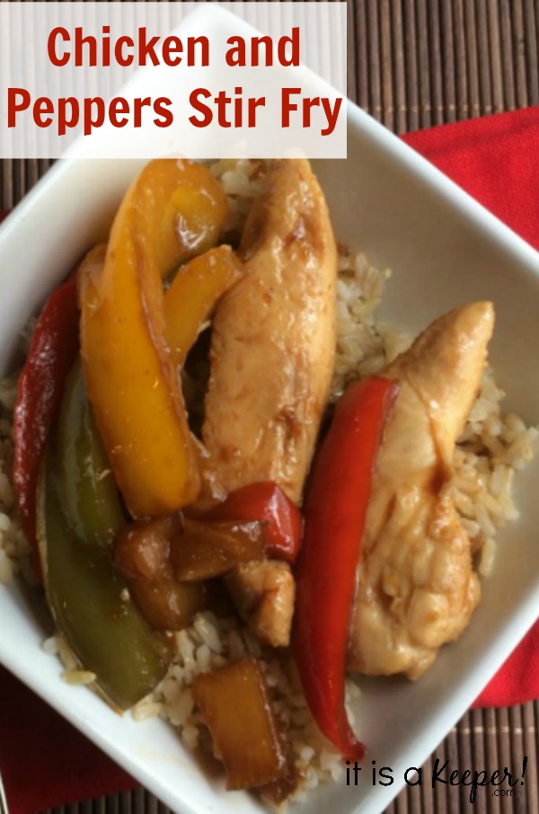 Dinner Recipes Quick Easy Chicken and Peppers Stir Fry - It Is a Keeper