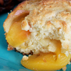Peach Cobbler Coffee Cake FEATURE - It is A Keeper