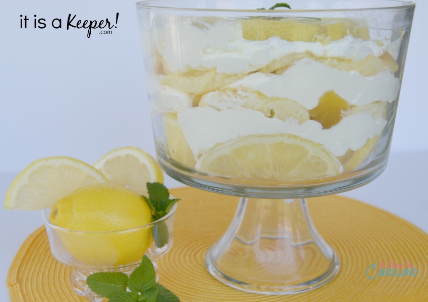 Quick Easy Dessert Recipes Dreamy Lemon Curd Trifle - It Is a Keeper 