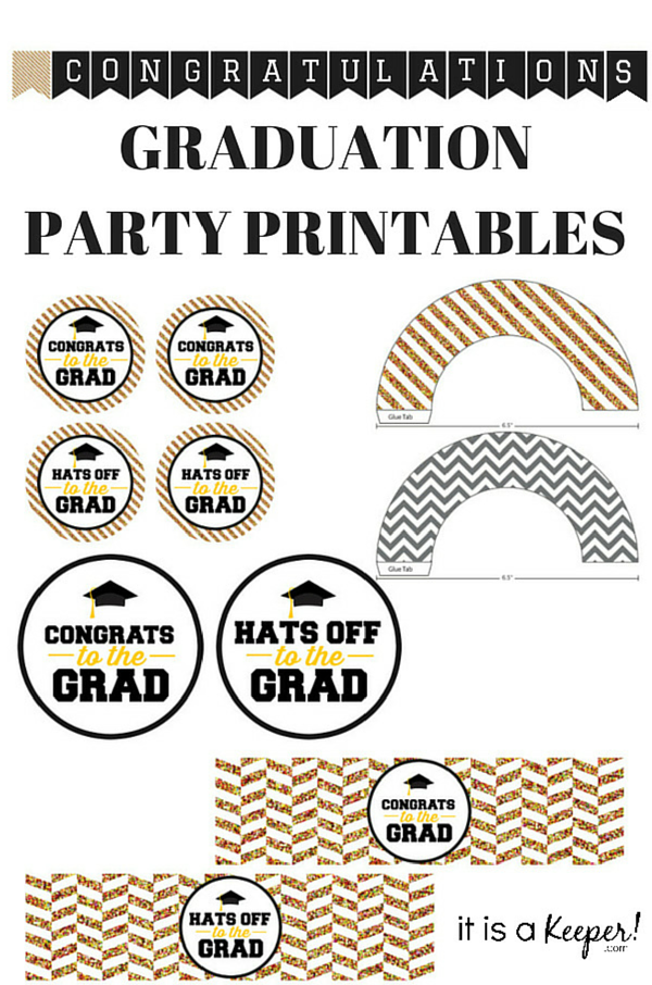 Graduation Party Printables - It Is a Keeper