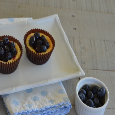 Lemon Blueberry Mini Cheesecakes its a keeper featured image