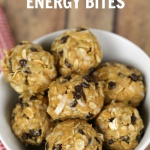 The no bake energy bites are an easy and healthy snack that kids love.