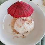 Iced Coconut Cream with Grilled Pineapple single scoop media file