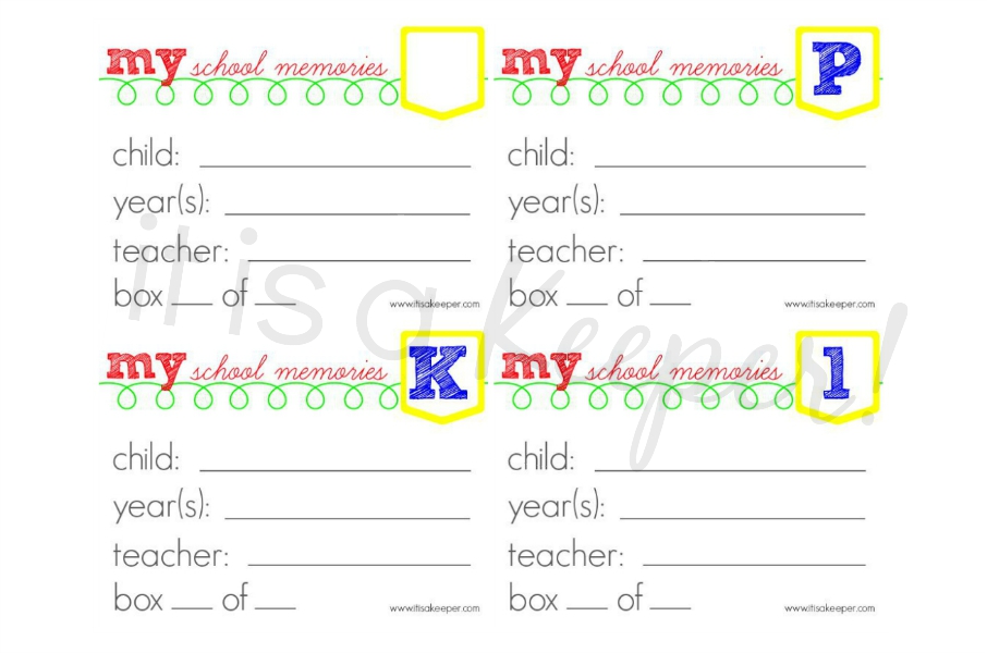 A fool proof way to keep school work organized with FREE printables