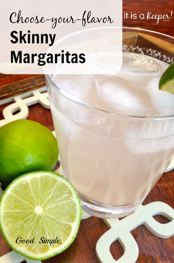 choose-your-flavor skinny margaritas