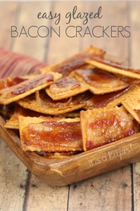 These Glazed Bacon Crackers are easy to make and incredibly delicious!