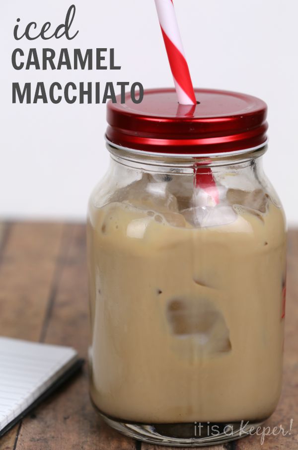 Easy Iced Caramel Macchiato that you can make at home