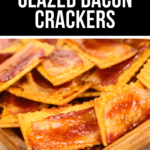 A mouthwatering pile of bacon crackers.