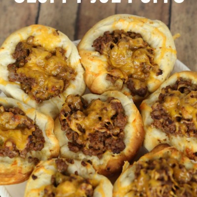 This recipe for quick and easy sloppy joe puffs has become one of my son's favorite dinners