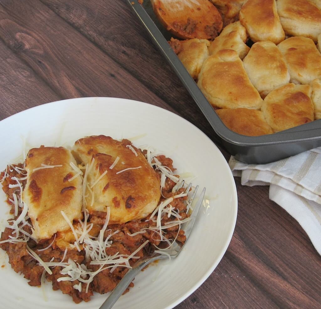 This Upside Down Pizza Casserole is an easy comfort food recipe